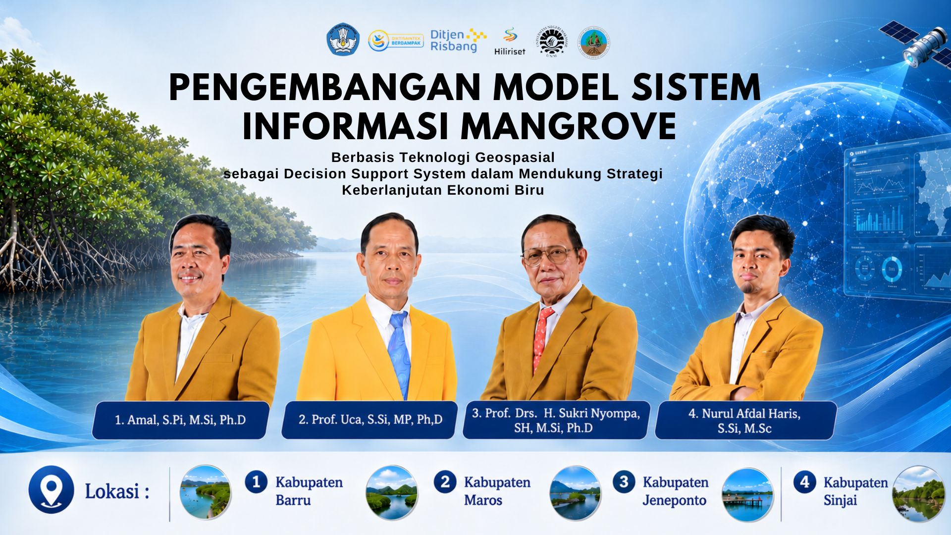 Galeri penelitian mangrove berbasis geospasial
